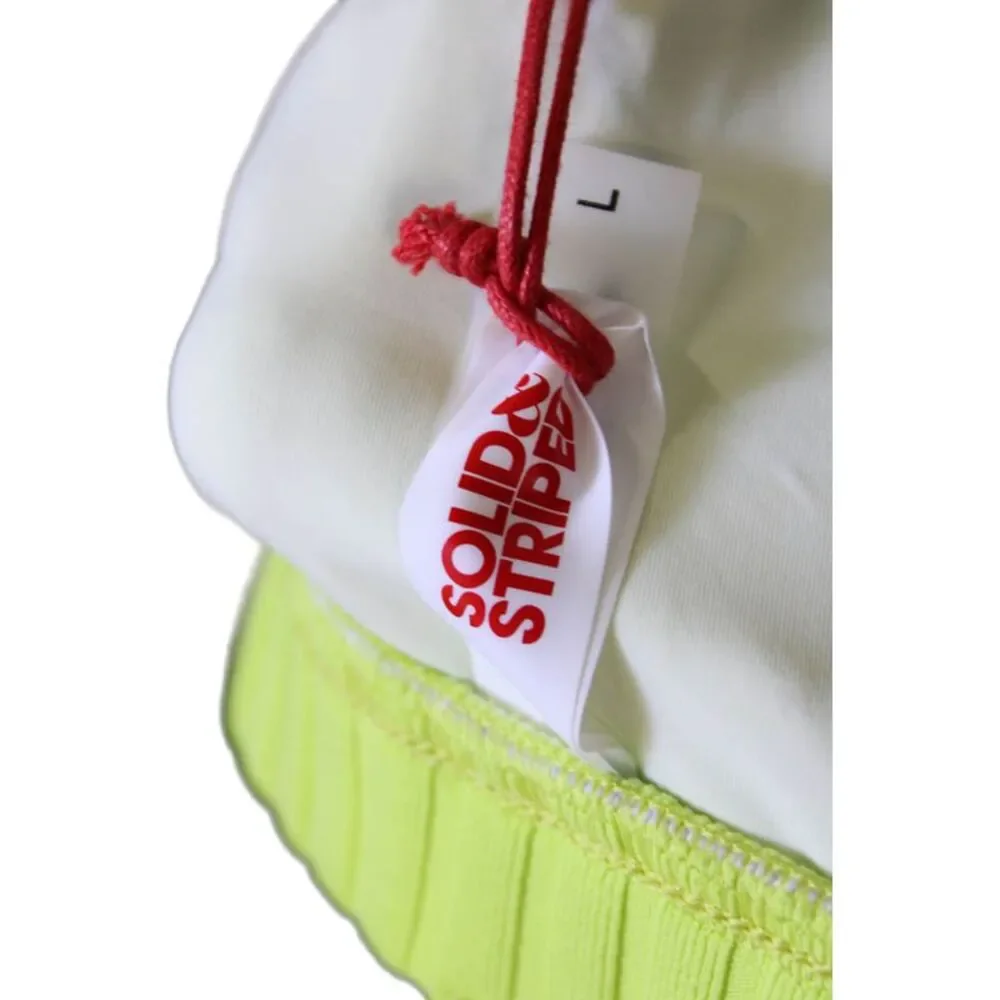 Solid & Striped Womens Spandex Textured Bikini Bottom Pistachio Green Size L